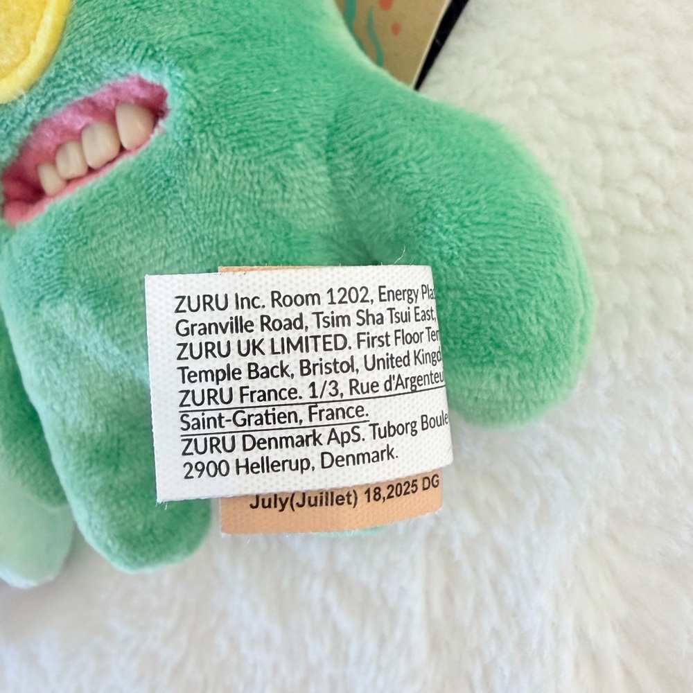 Zuru Fuggler SpongeBob Squarepants Plush Keychain Set - Squidward and Plankton - Picture 10 of 12